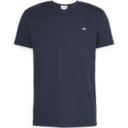 T-shirt Korte Mouw Gant Slim Shield V-Neck Tee