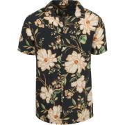 Overhemd Lange Mouw Superdry Overhemd Short Sleeve Print Navy