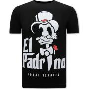 T-shirt Korte Mouw Local Fanatic EL Padrino Print