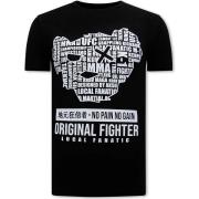 T-shirt Korte Mouw Local Fanatic MMA Orginal Fighter