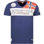 T-shirt Korte Mouw Geographical Norway SX1130HGN-Navy