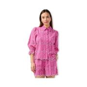 Blouse Y.a.s YAS Malura Shirt 3/4 - Raspberry Rose