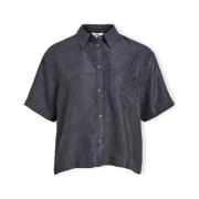 Blouse Object Hannima Shirt S/S - Black