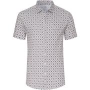 Overhemd Lange Mouw Desoto Short Sleeve Jersey Overhemd Print Beige