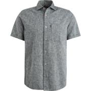 Overhemd Lange Mouw Vanguard Short Sleeve Overhemd Linnen Antraciet
