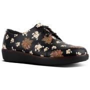 Nette schoenen FitFlop DERBY DARK FLORAL BLACK