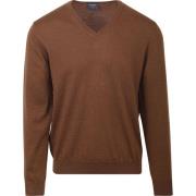 Sweater Olymp Casual Trui Wol Bruin