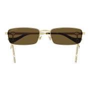 Zonnebril Gucci Occhiali da Sole GG1600S 002 con Catena