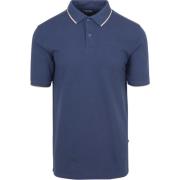 T-shirt Suitable Respect Polo Tip Ferry Denim Blauw