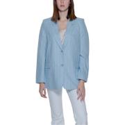 Blazer Vero Moda Vmmindy Ls Loose Pinstripe Linen 10304657