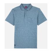 Polo Shirt Korte Mouw Oxbow Poloshirt met korte mouwen van gemêleerde ...