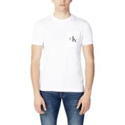 Polo Shirt Lange Mouw Calvin Klein Jeans CORE MONOLOGO POCKET SLIM TEE...