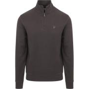 Sweater Lyle And Scott Lyle Scott Half Zip Pullover Tonal Antraciet