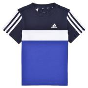 T-shirt Korte Mouw adidas Tiberio 3-Stripes Colorblock Cotton T-Shirt