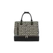 Boodschappentas Guess STARK ZIP BOTTOM SHOPPER TOTE