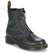 Laarzen Dr. Martens 1460 Pascal Frnt Zip Black Wanama Black Milled Nap...