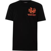 T-shirt Korte Mouw Replay Grafisch T-Shirt Met Snelheidsonderdelen