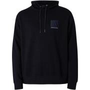 Sweater EAX Box-Logo Trui Met Capuchon