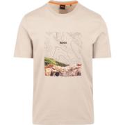 T-shirt BOSS T-shirt Forest Beige