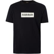 T-shirt Korte Mouw Napapijri Relaxed T-Shirt Met Box-Logo