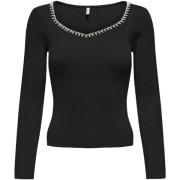 Trui Only ONLEMMA LS V-NECK PEARL KNT 15328014