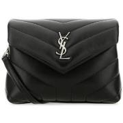 Schoudertas Saint Laurent Gewatteerde crossbodytas van kalfsleer met m...