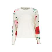 Sweater Desigual gebreide trui met bloemen voor dames