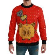 Sweater D&amp;G Prachtige Crystal Pig trui