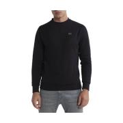 Sweater La Martina Heren Sweatshirt Ronde Hals - Zwart