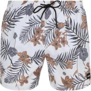 Bikini BOSS Zwembroek Piranha Print Beige