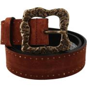 Riem D&amp;G Suede lederen barokke riem met studs