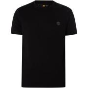 T-shirt Korte Mouw Timberland Slim Fit T-shirt met geborduurd logo