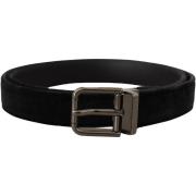 Riem D&amp;G zwarte fluwelen riem