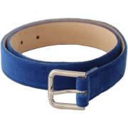 Riem D&amp;G Fluwelen Riem Blauw