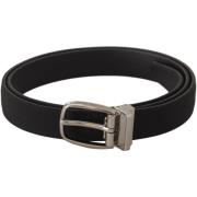 Riem D&amp;G zwarte grosgrain riem voor heren