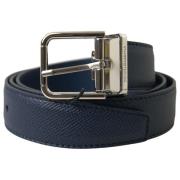 Riem D&amp;G Omkeerbare Leren Riem - Blauw