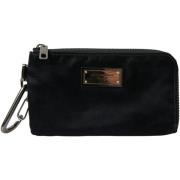 Tas D&amp;G Logo Plaque Nylon Pouch Clutch Bag met ritssluiting