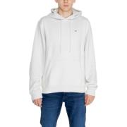 Sweater Tommy Hilfiger Effen sweatshirt met capuchon in beige