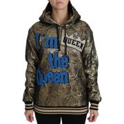 Sweater D&amp;G Gouden Jacquard Hoodie Sweatshirt