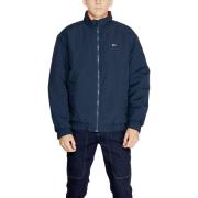 Trainingsjack Tommy Hilfiger Blauwe bedrukte jas met rits en zakken aa...