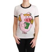 Overhemd D&amp;G Wit Spaarvarken TShirt voor dames