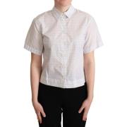 Overhemd D&amp;G Polka Dots kraag Blouse Shirt