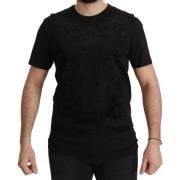 T-shirt D&amp;G Prachtig barok T-shirt met ronde hals