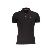 T-shirt La Martina Geborduurd contrasterend poloshirt