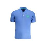 T-shirt La Martina Heren Polo Shirt Blauw