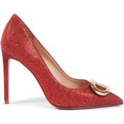 Sandalen Dee Ocleppo Dita Glitter Slingback Pumps Rood