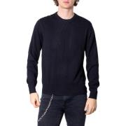 Sweater EAX geborduurd sweatshirt met ronde hals voor heren