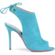 Enkellaarzen Dee Ocleppo Suede Bootie Heels in Blue