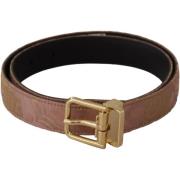 Riem D&amp;G Suede Leren Riem met Goudkleurige Gesp