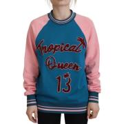 Sweater D&amp;G Tropical Queen 13 verfraaid sweatshirt